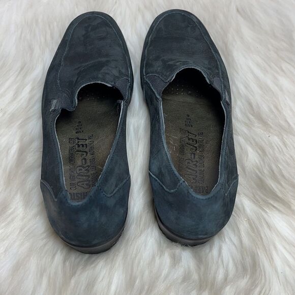 Mephisto AirJet Black Suede Slip On Flats Sz 6 - Picture 3 of 6